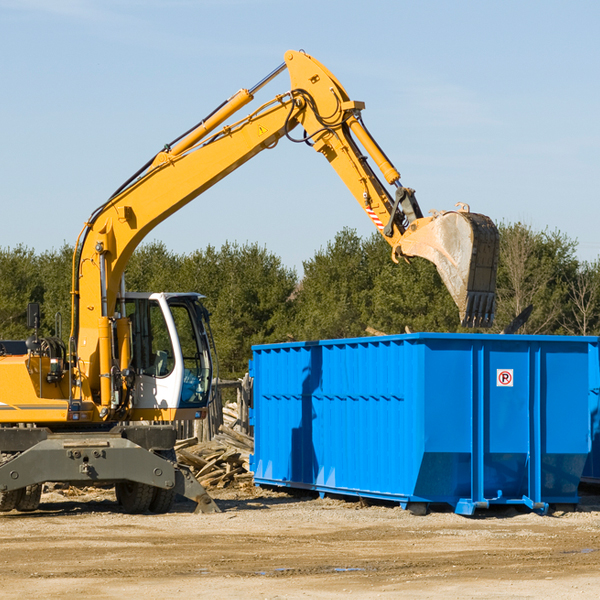 can i request a rental extension for a residential dumpster in Energy